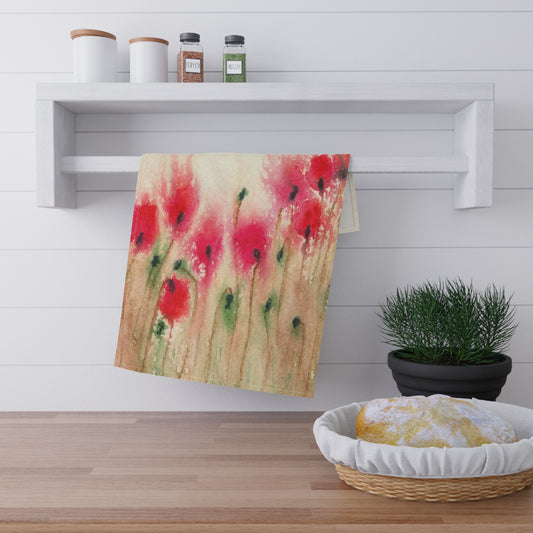 Field of Poppies Cotton Tea Towels