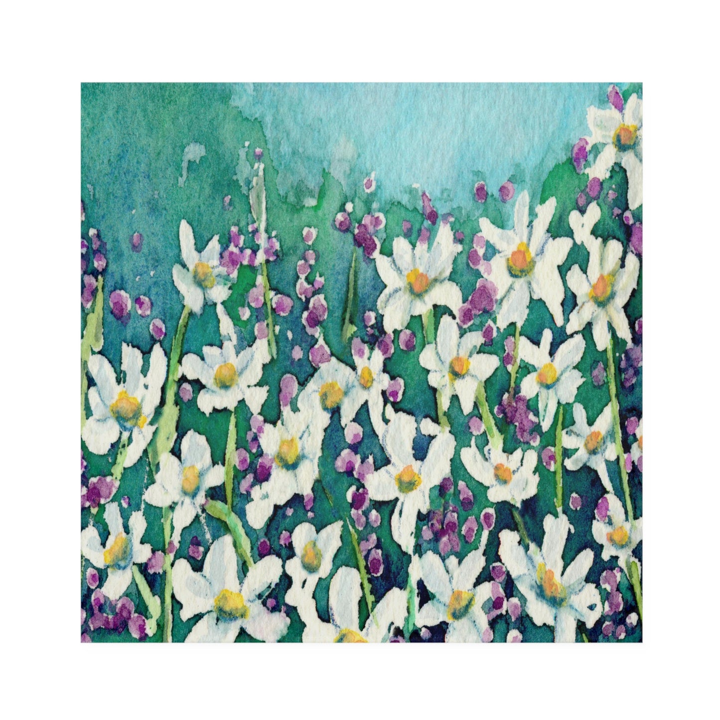 Dancing Daisies Cloth Napkins