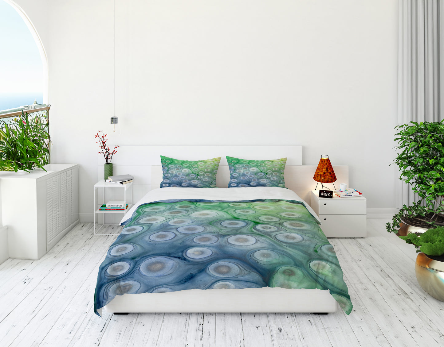 Rivulet Frozen Lake Duvet Cover or Comforter