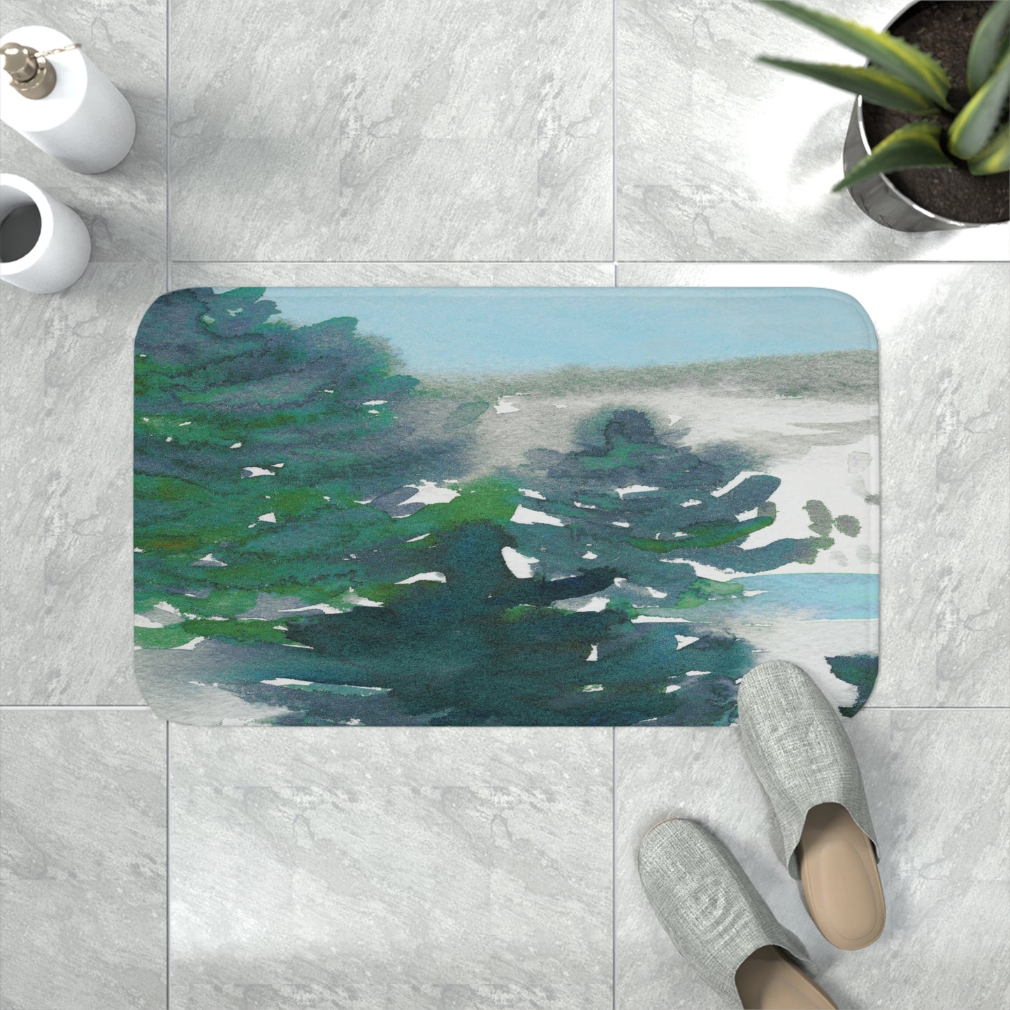 Winter's Tale Bath Mat
