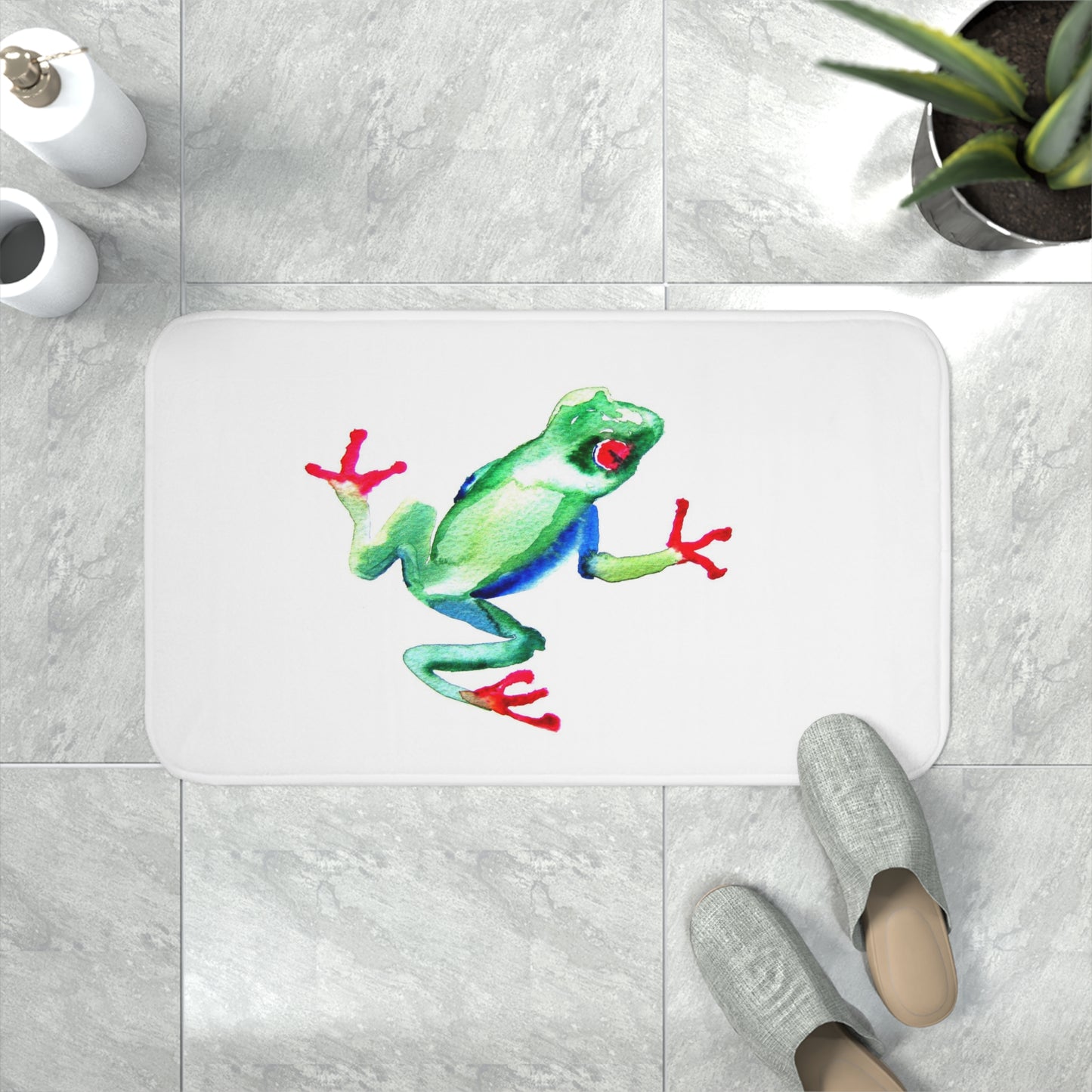Tree Frog Bath Mat