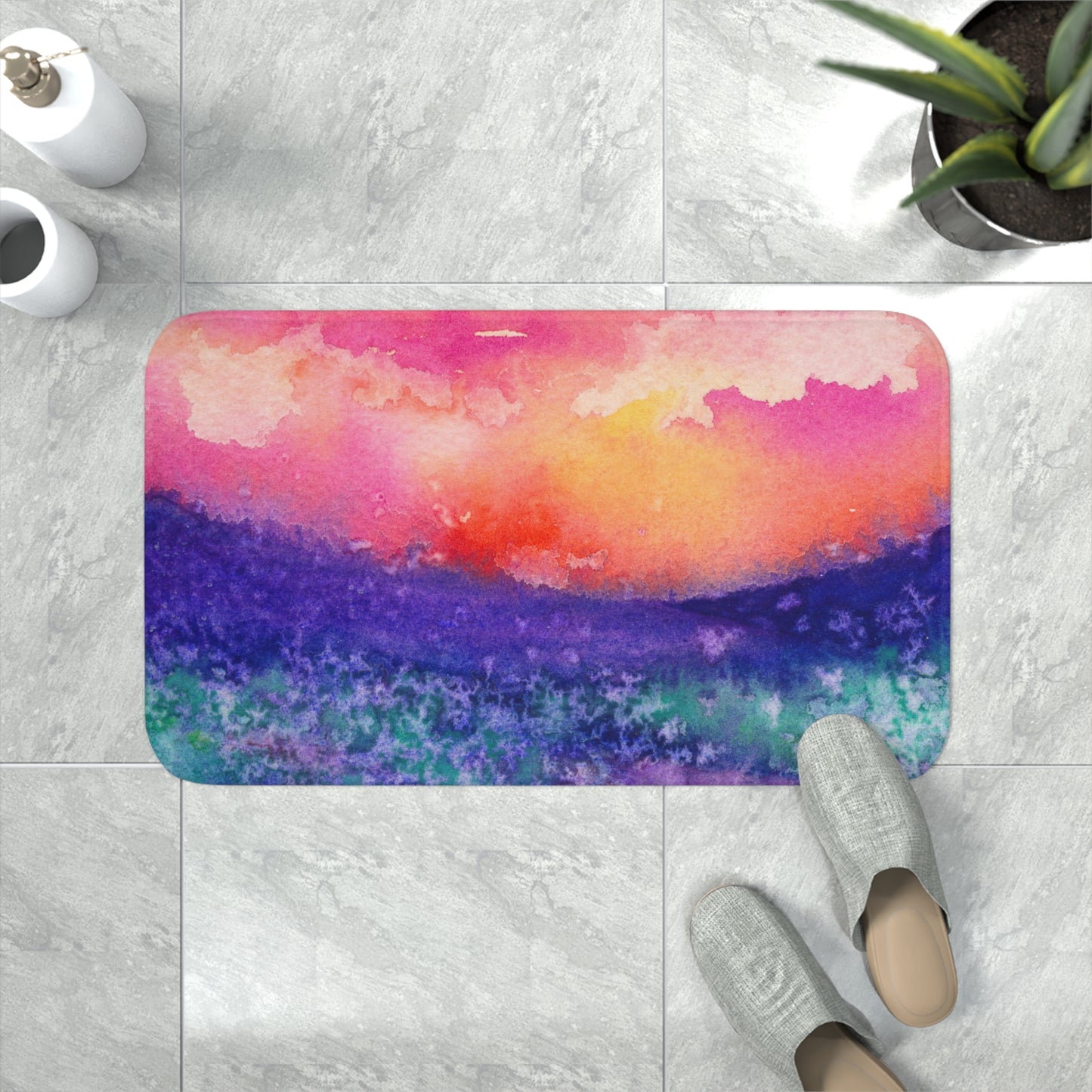 Lupin Valley Bath Mat