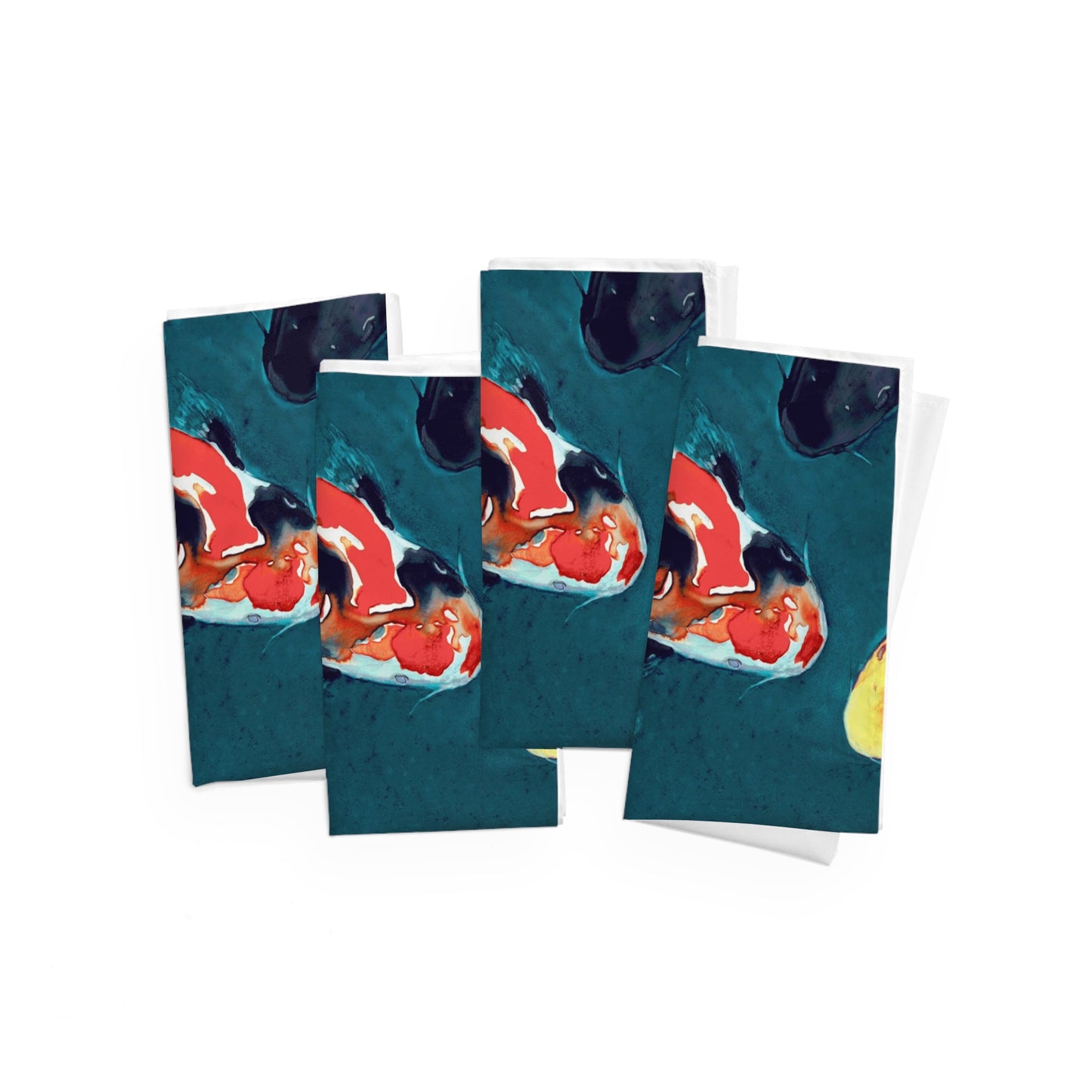 Water Ballet Koi Cloth Napkins