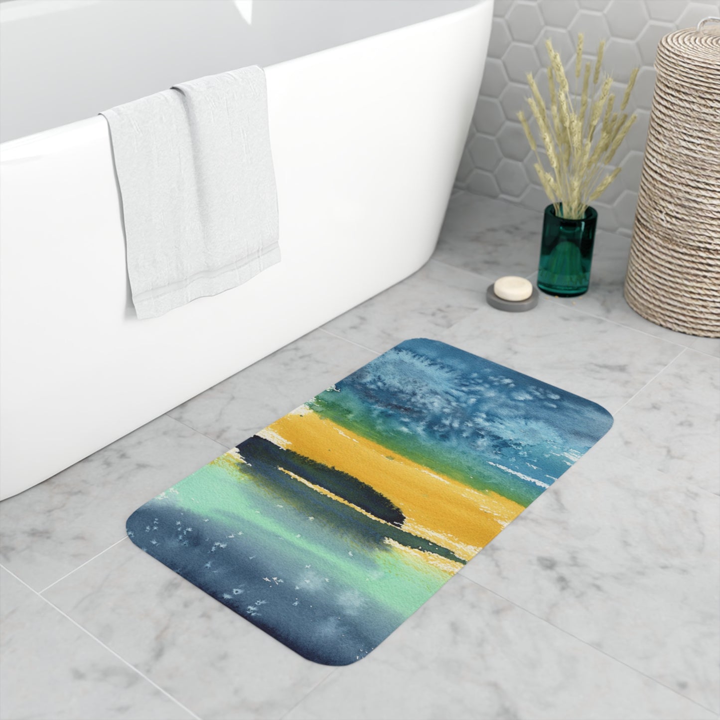 Follow the Sun Bath Mat