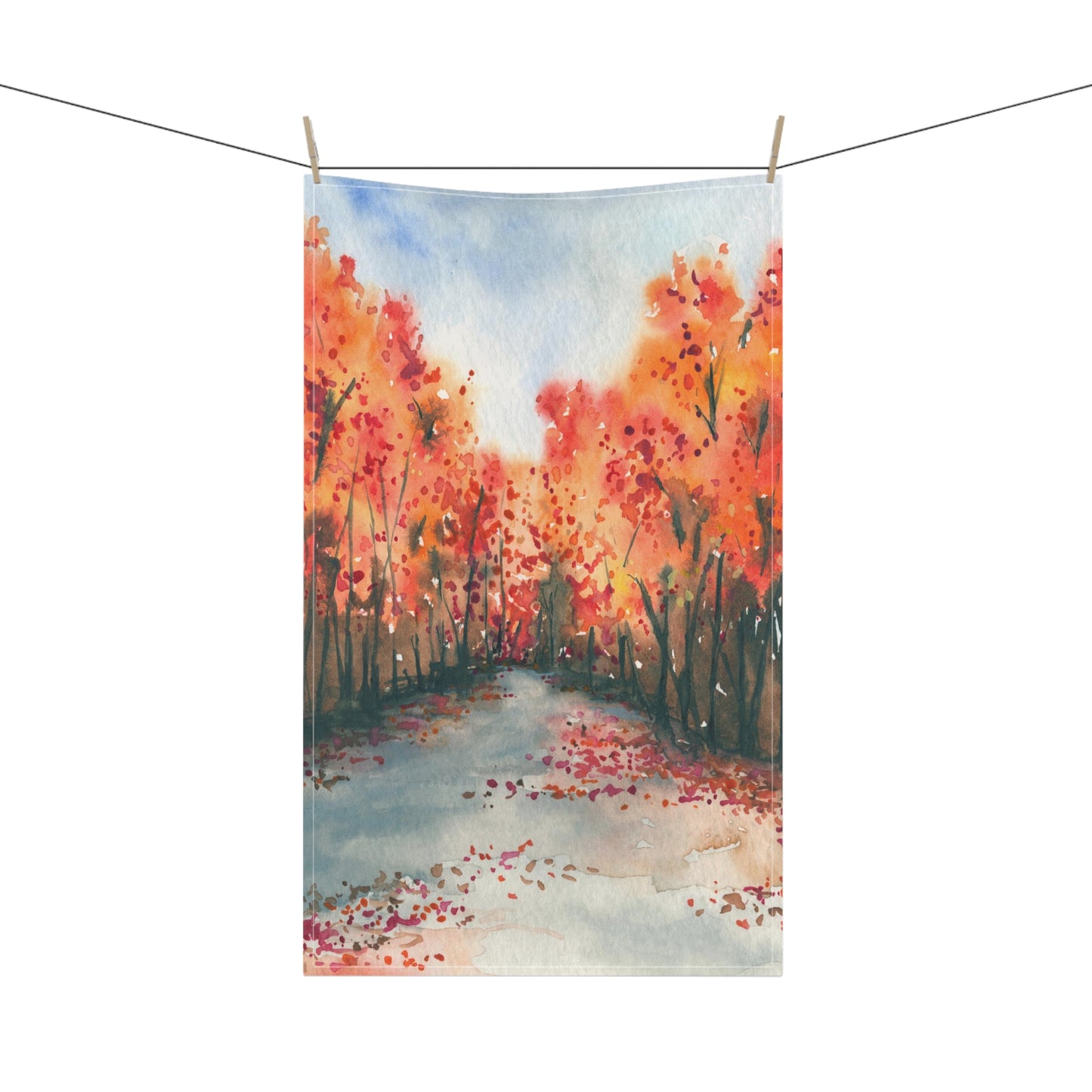 Baumwoll-Geschirrtücher „Autumn Journey“