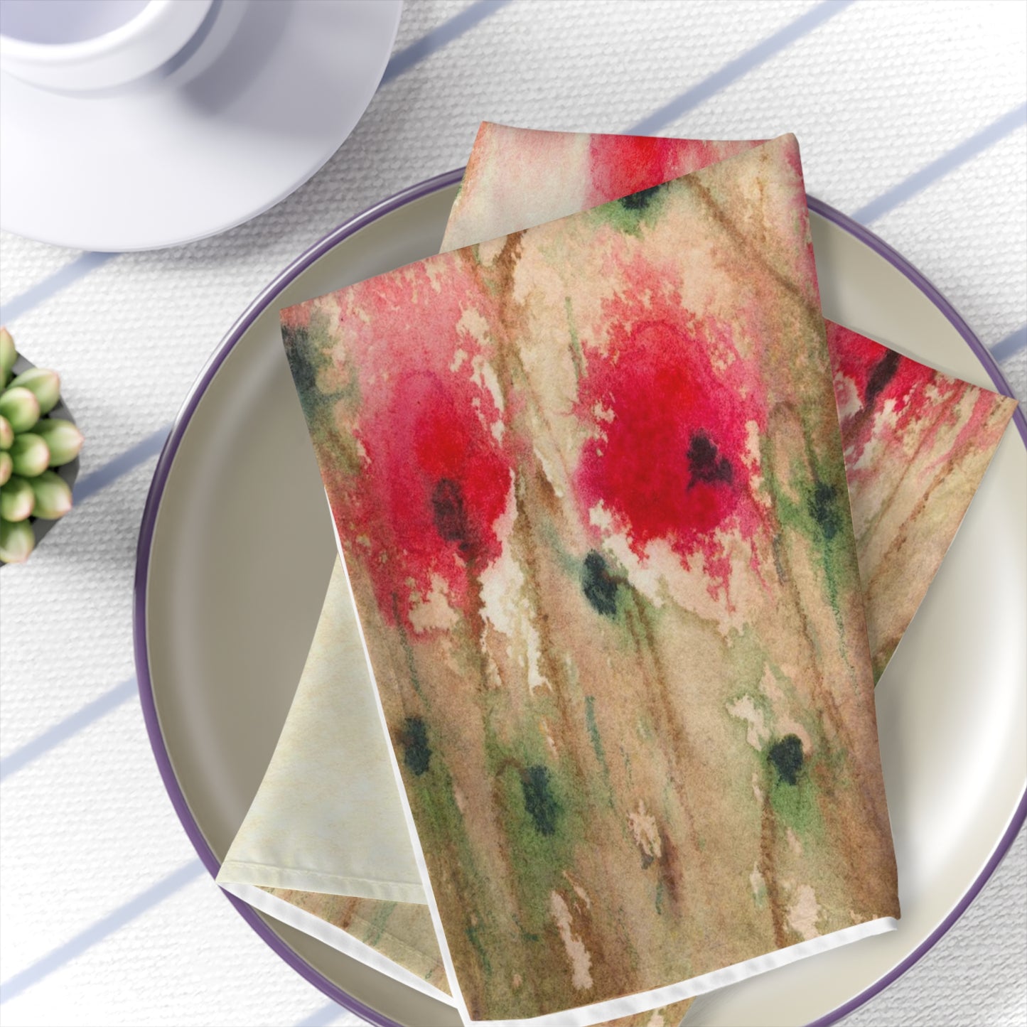 Field of Poppies Cloth Napkins