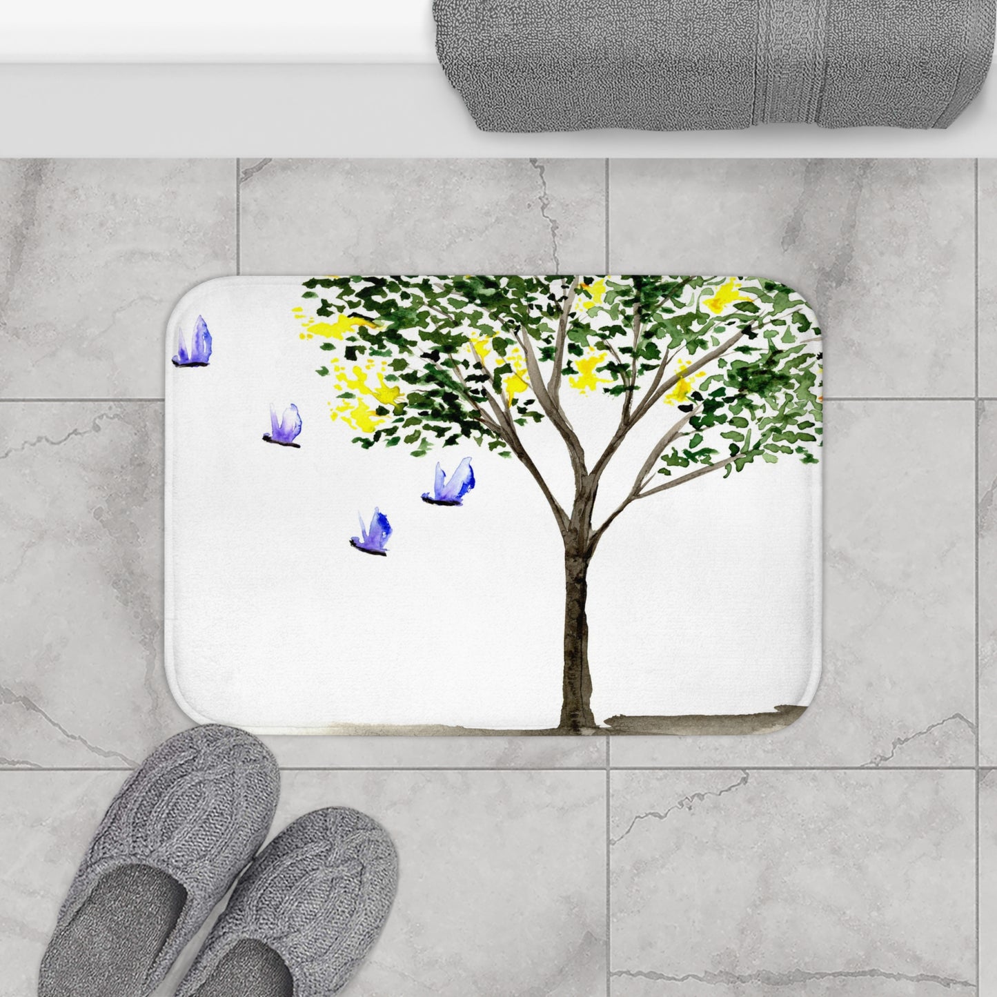 Butterflies Bath Mat