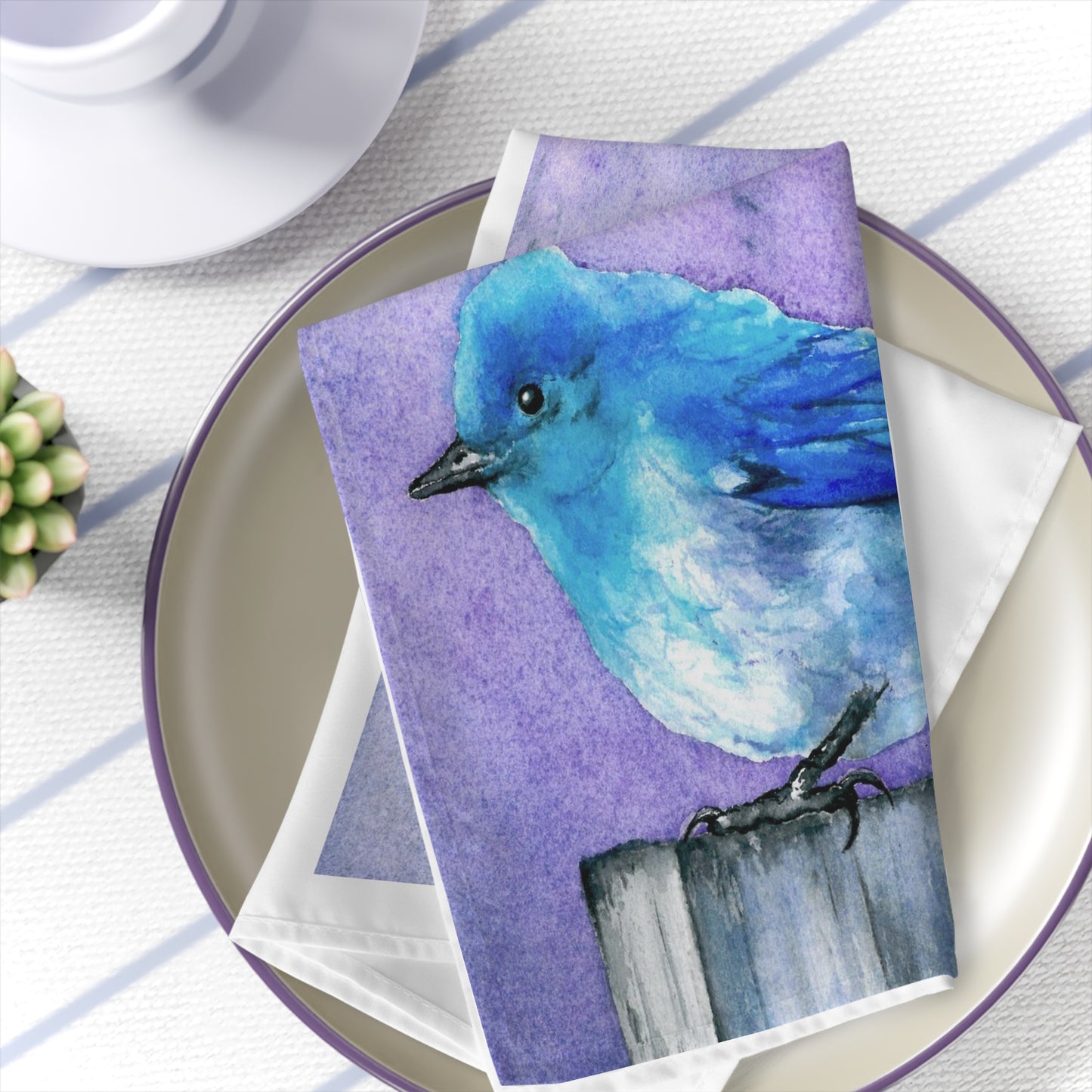 Bluebird Bliss Cloth Napkins