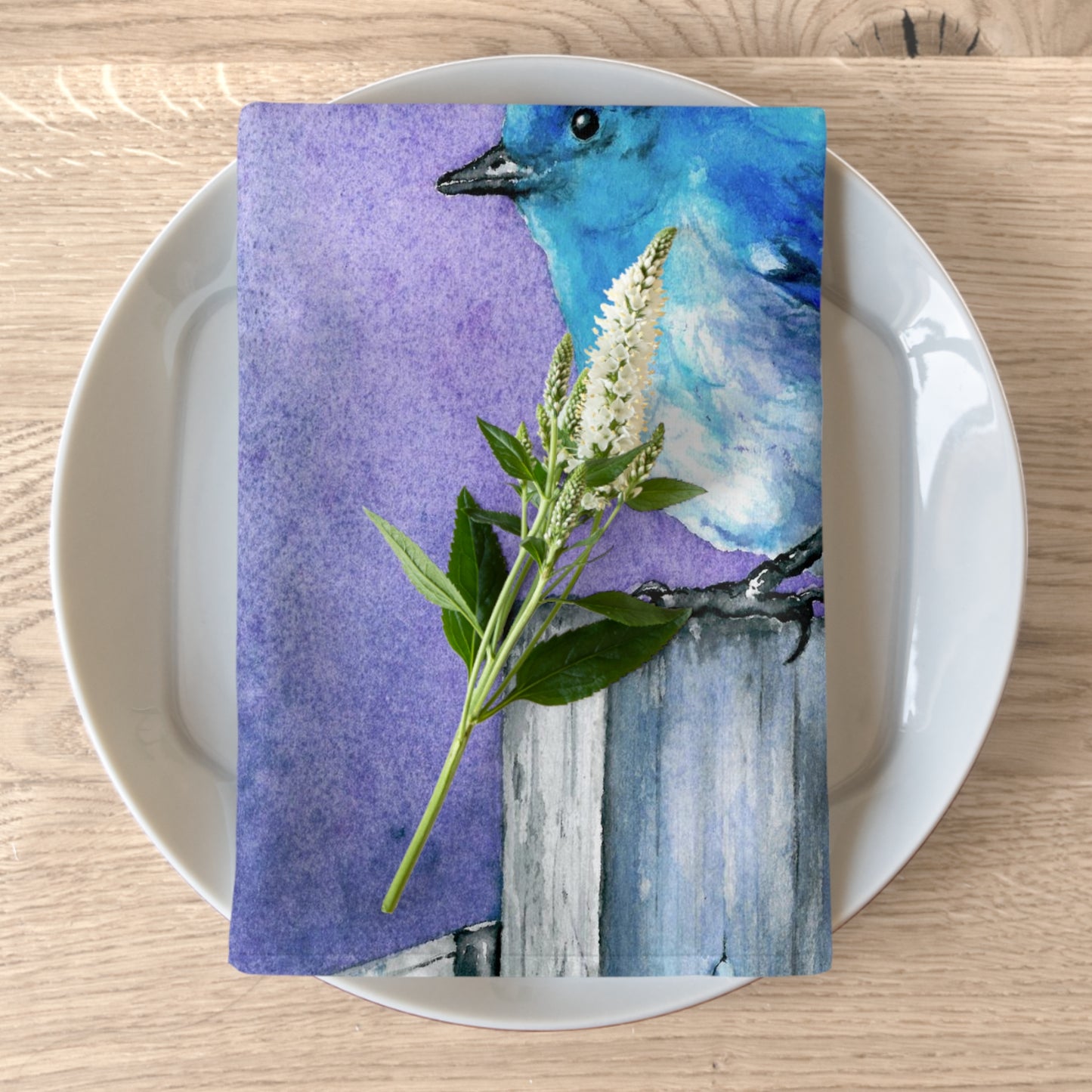 Bluebird Bliss Cloth Napkins
