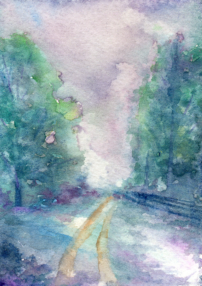 Haunted Lane - Art Print