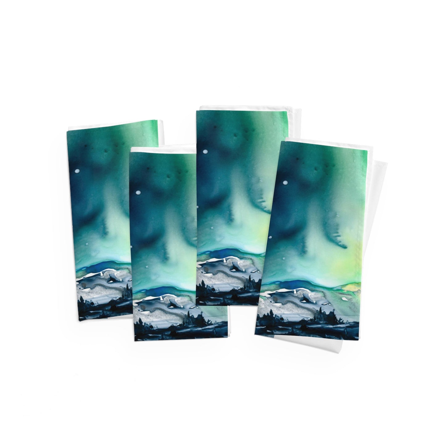 Aurora Borealis Cloth Napkins