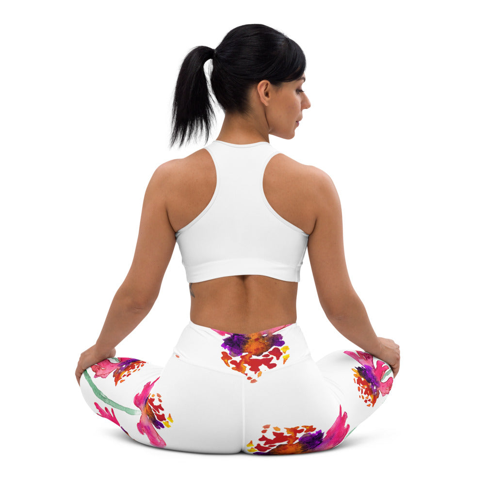 Echinacea Designer Leggings