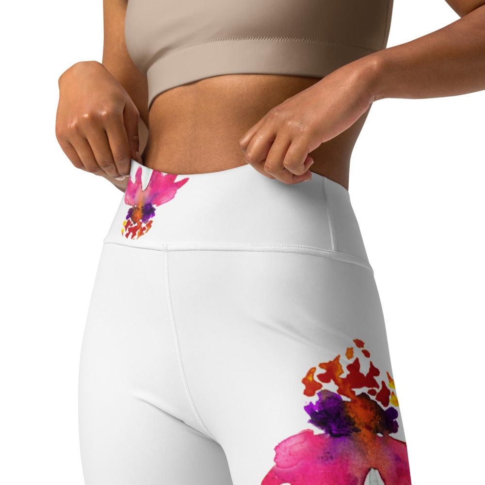 Echinacea Designer Leggings