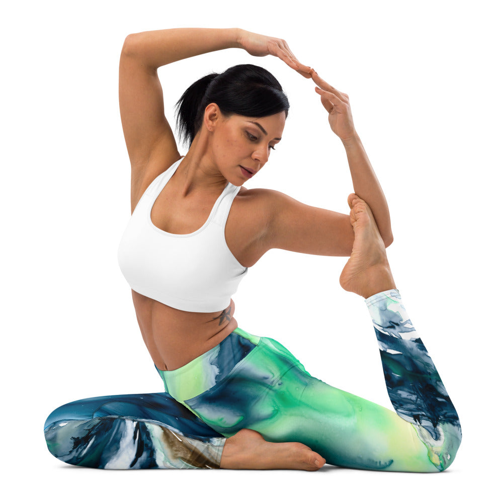 Aurora Borealis Designer Leggings
