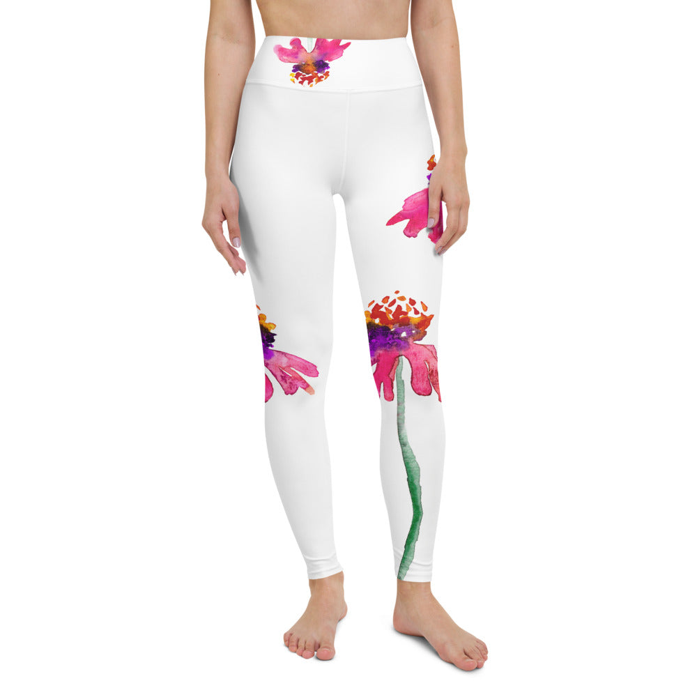 Echinacea Designer Leggings