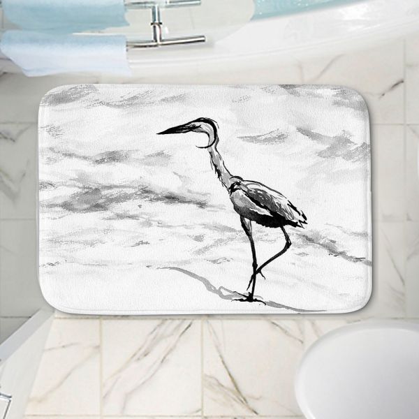 Graceful Crane Bath Mat