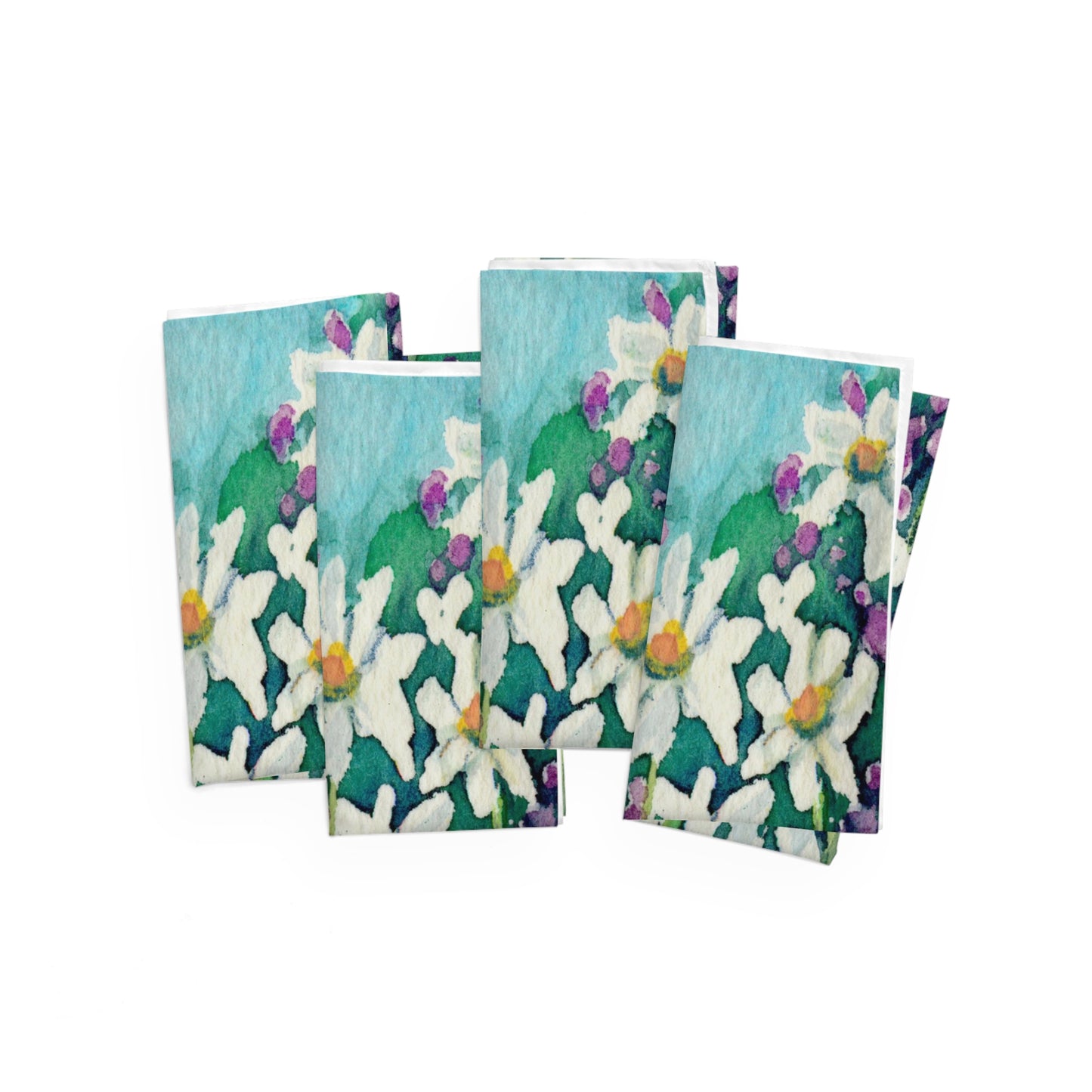 Dancing Daisies Cloth Napkins