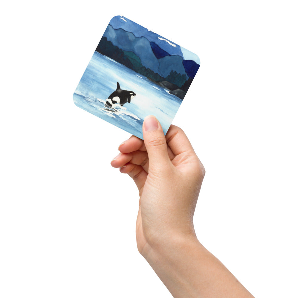 Orca Breach Coaster Set