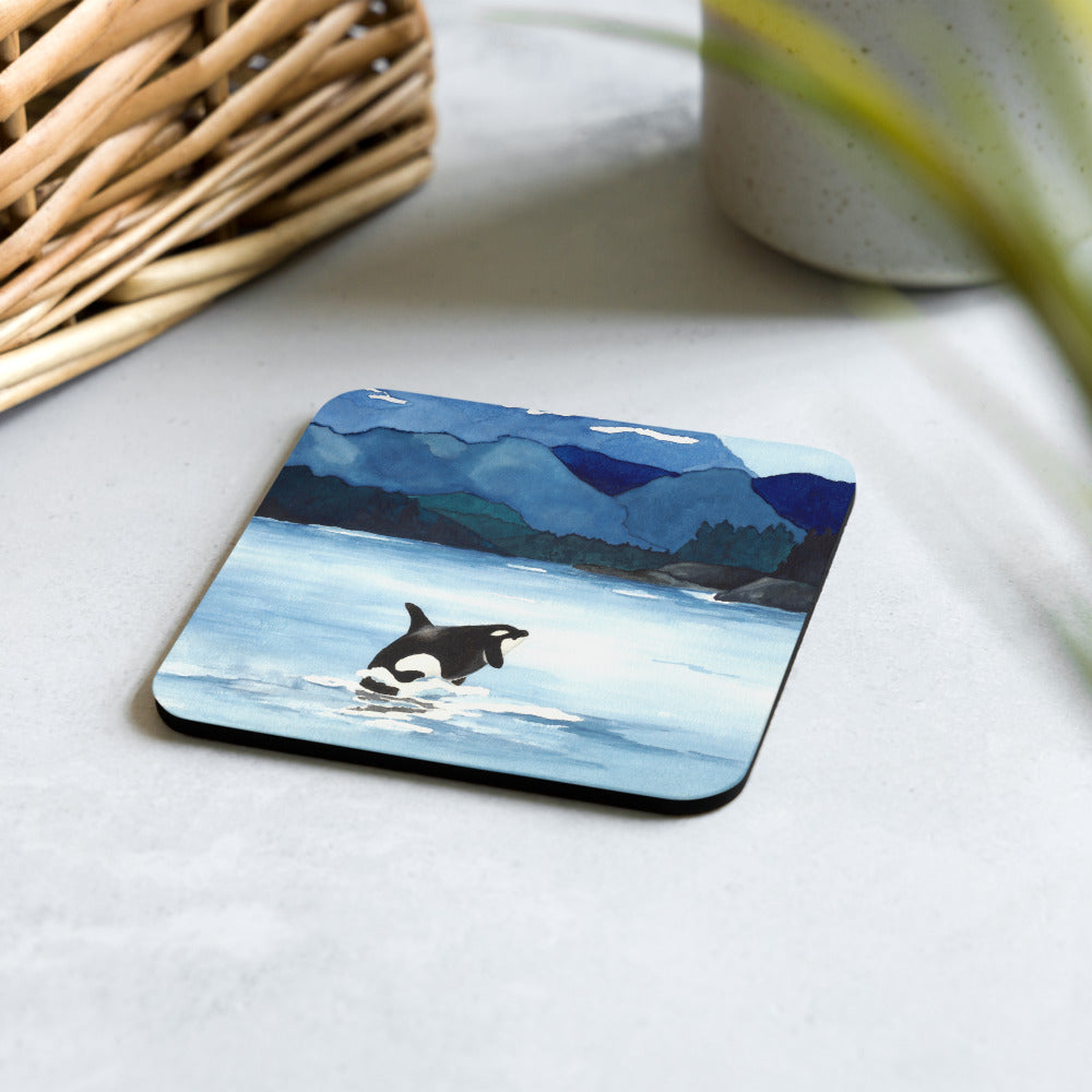 Orca Breach Coaster Set