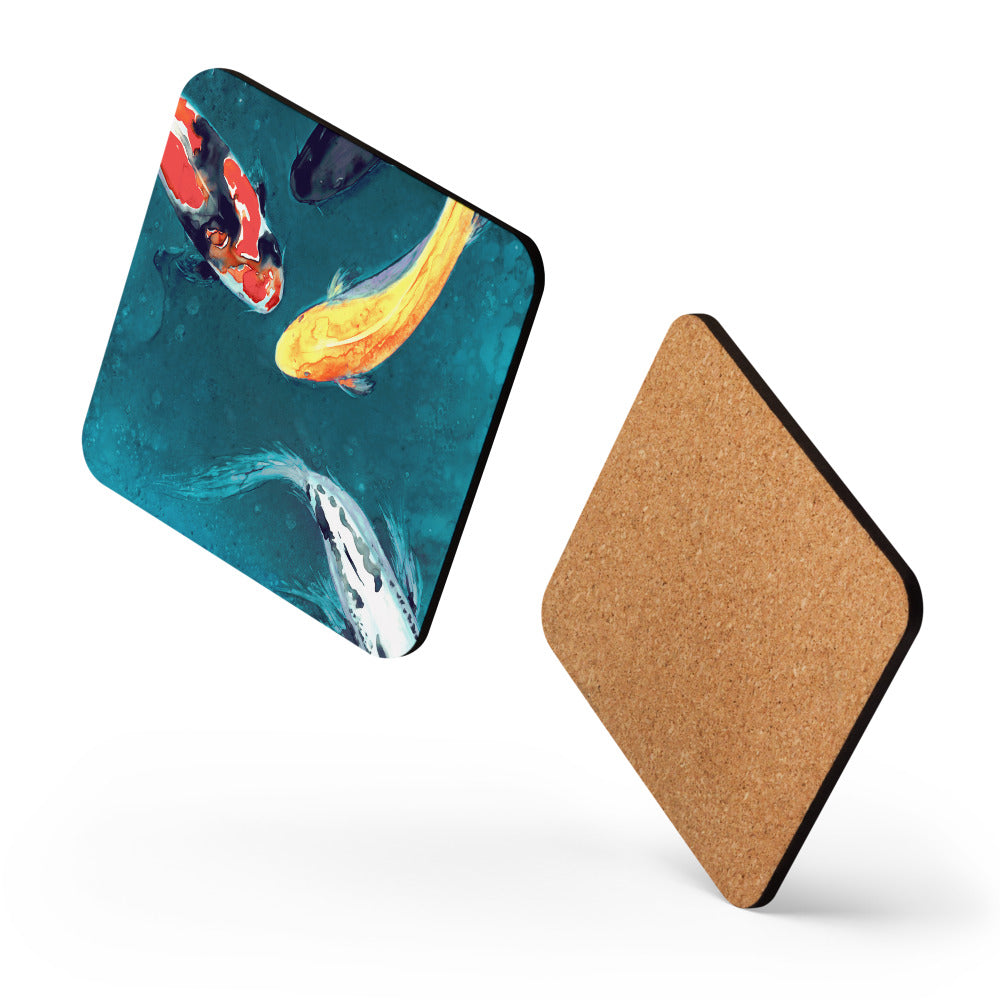 Water Ballet Koi Coaster Set
