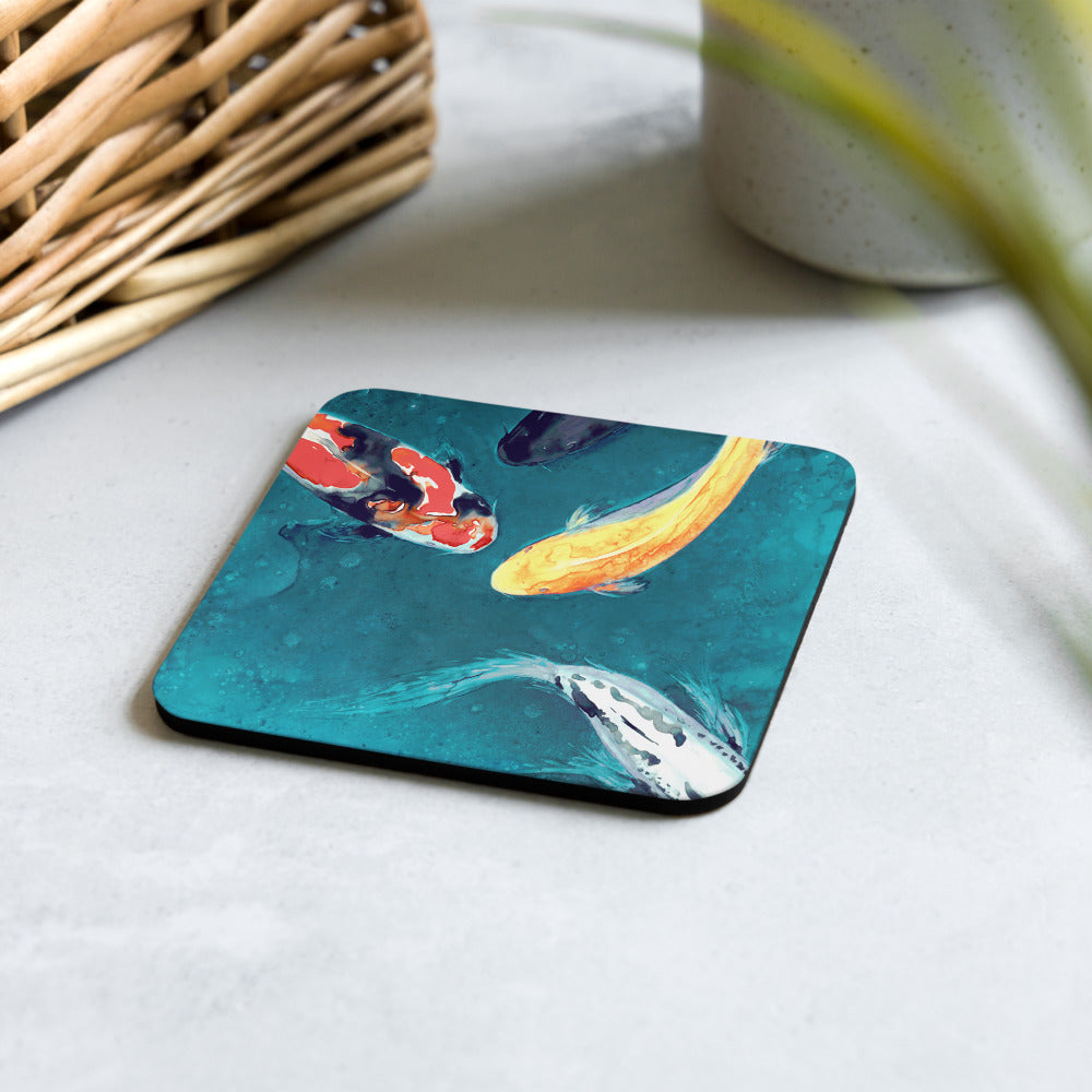 Water Ballet Koi Coaster Set