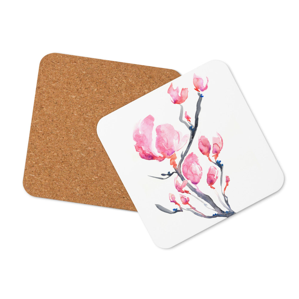 Japanese Magnolia Coaster Set
