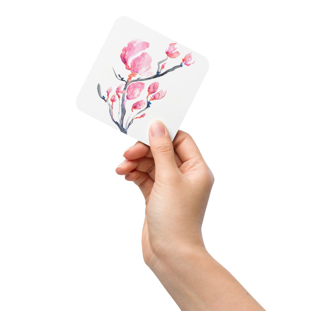 Japanese Magnolia Coaster Set