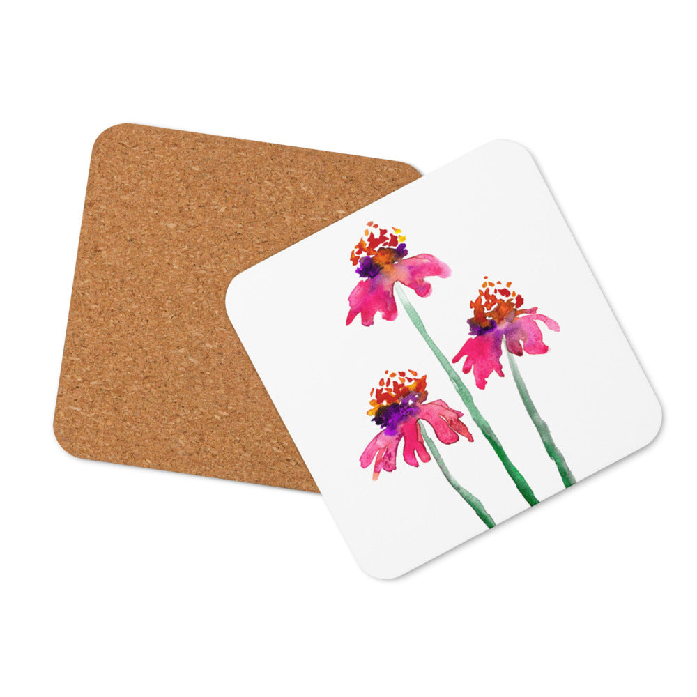 Echinacea Coaster Set