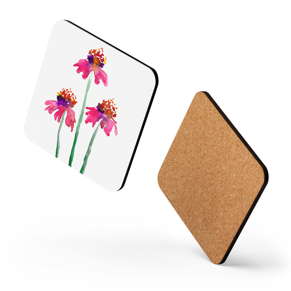Echinacea Coaster Set