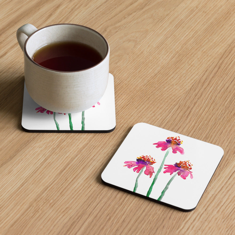 Echinacea Coaster Set