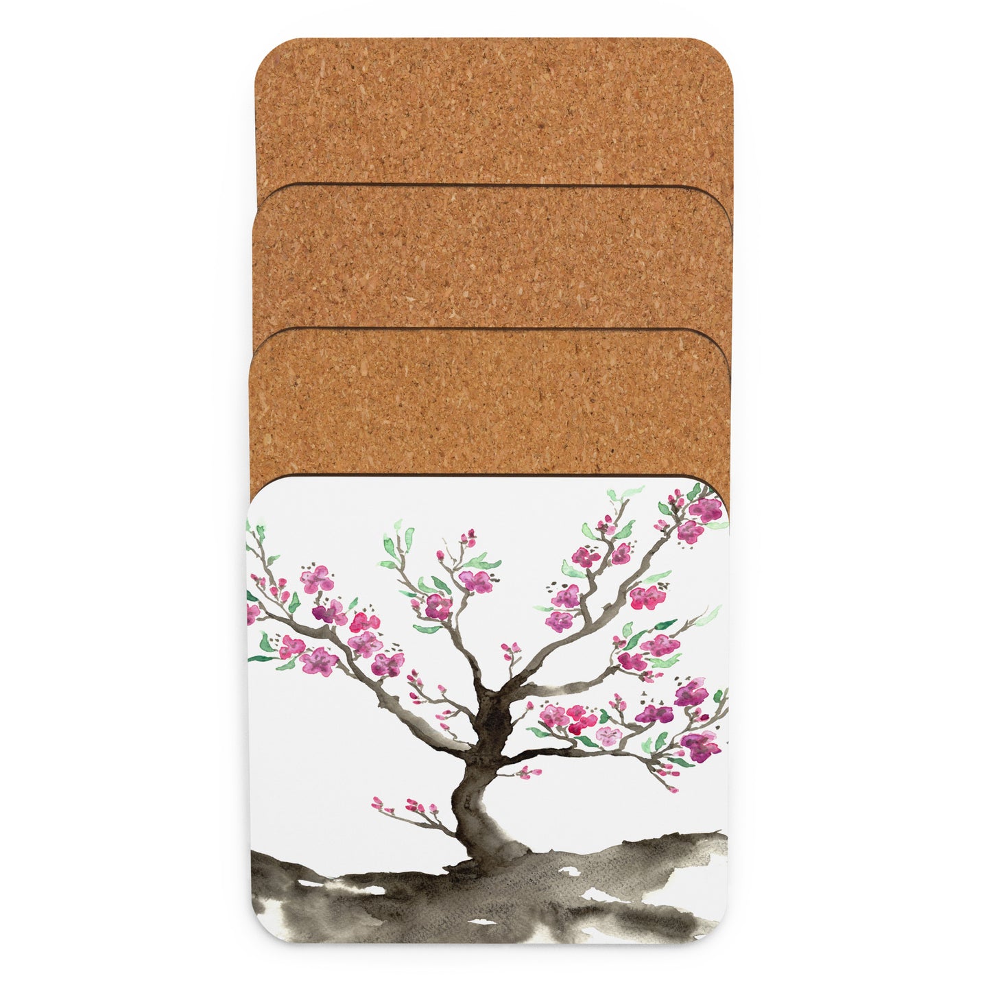 Sakura Tree Coaster Set