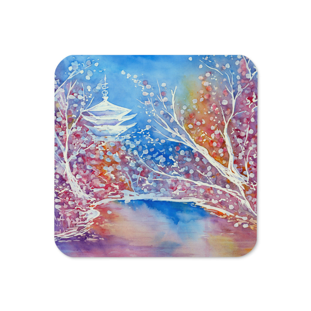 Japanese Temple Coaster Set