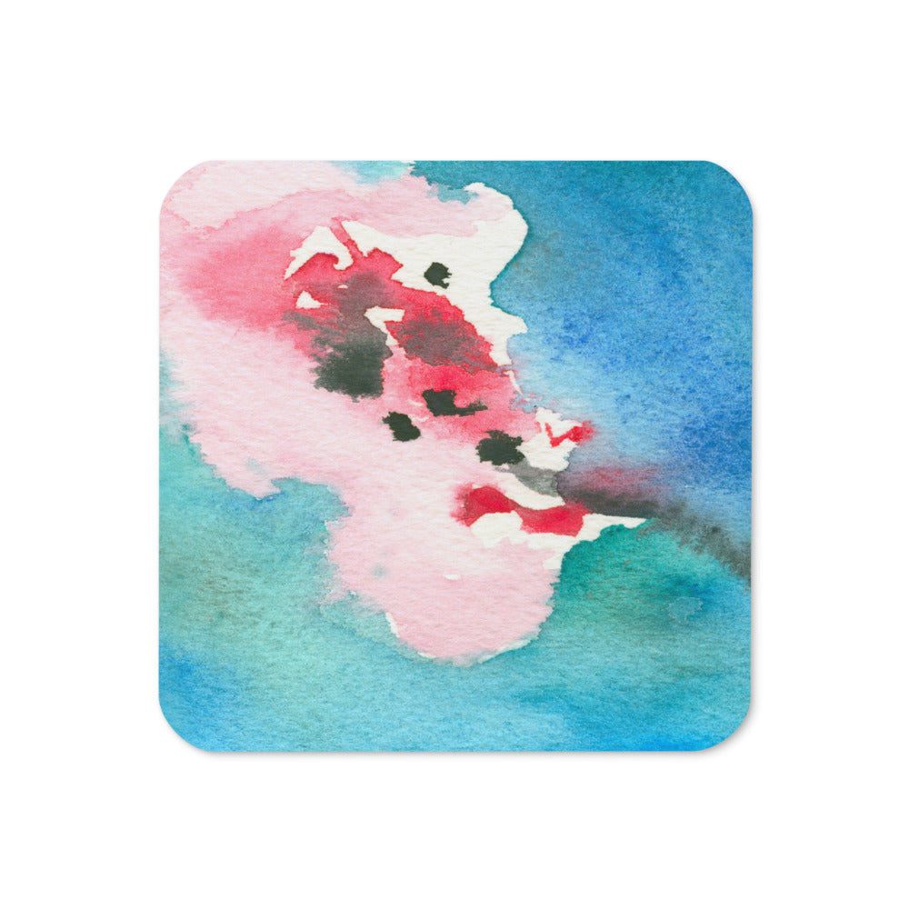 Abstract Cherry Blossom Coaster Set