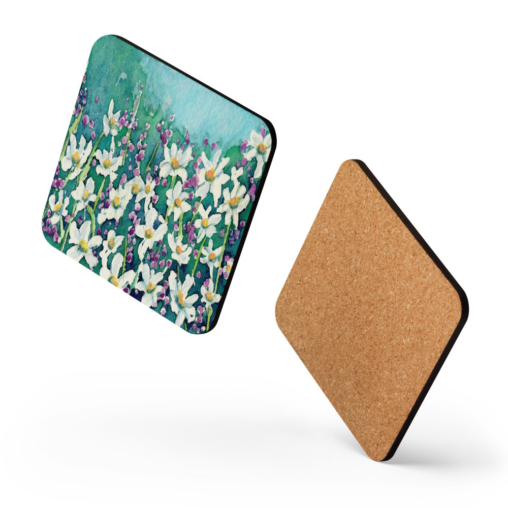 Dancing Daisies Coaster Set