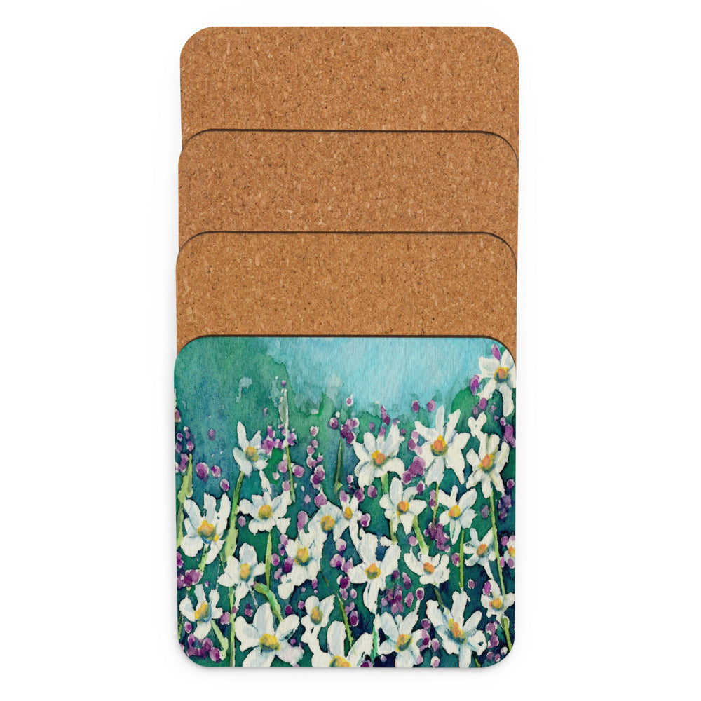 Dancing Daisies Coaster Set