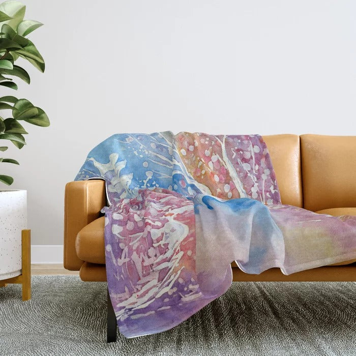 Senso-ji Japanese Temple Fleece Blanket