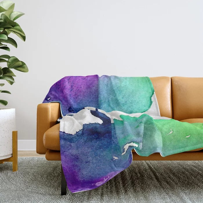 Hue Tree II Fleece Blanket