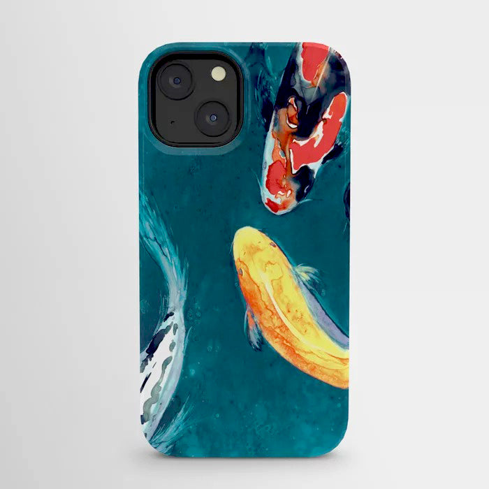 Water Ballet Koi Phone Case