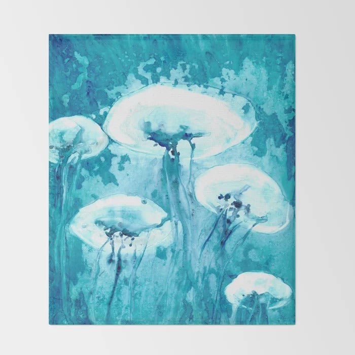 Jellyfish Fleece Blanket
