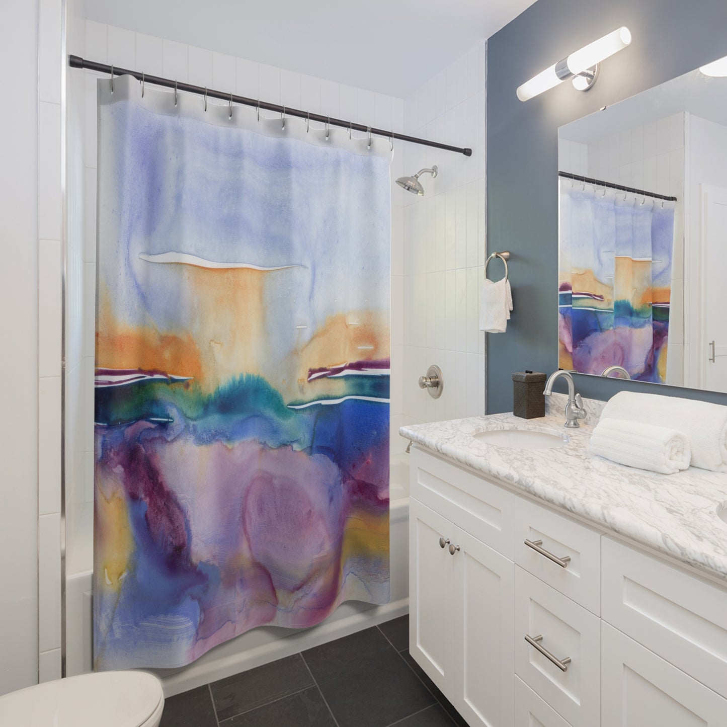 Crystal Blue Persuasion Shower Curtain