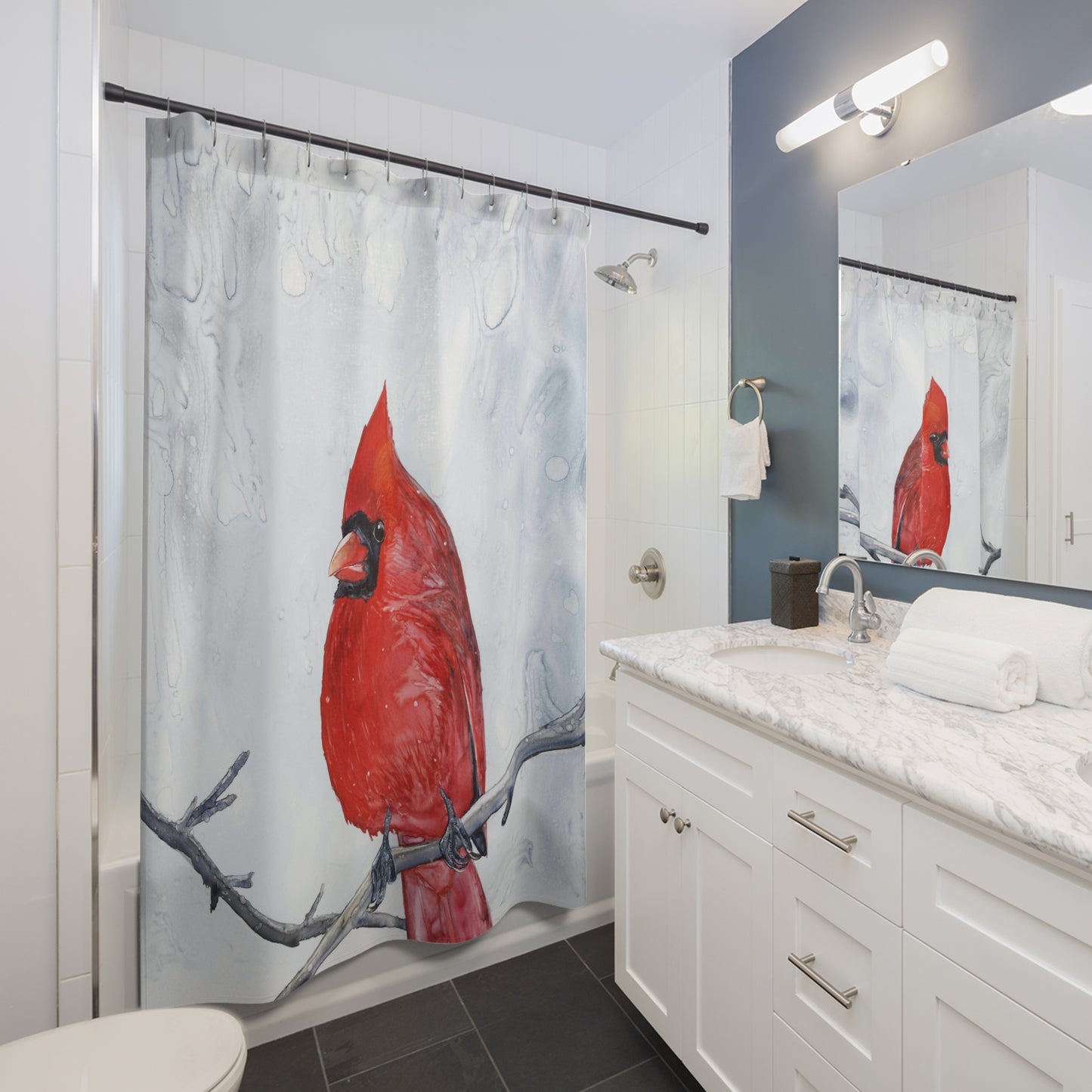 Cardinal Shower Curtain