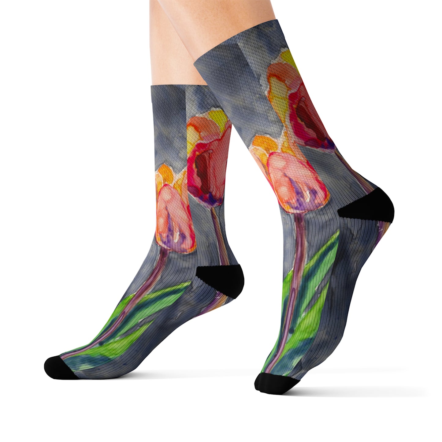 All in a Row Designer Socks