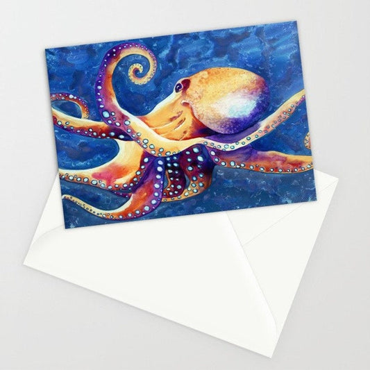 Octopus Art Card
