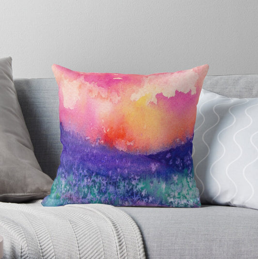 Lupin Valley Decorative Pillow Cover