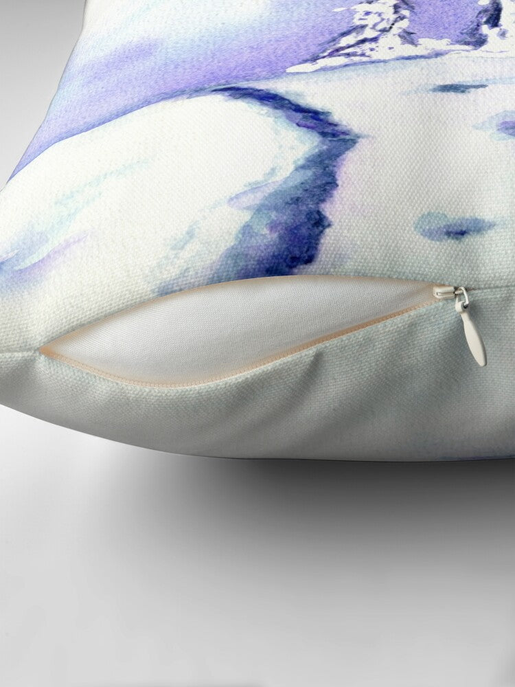 Crystal Mountain Decorative Pillow Cover