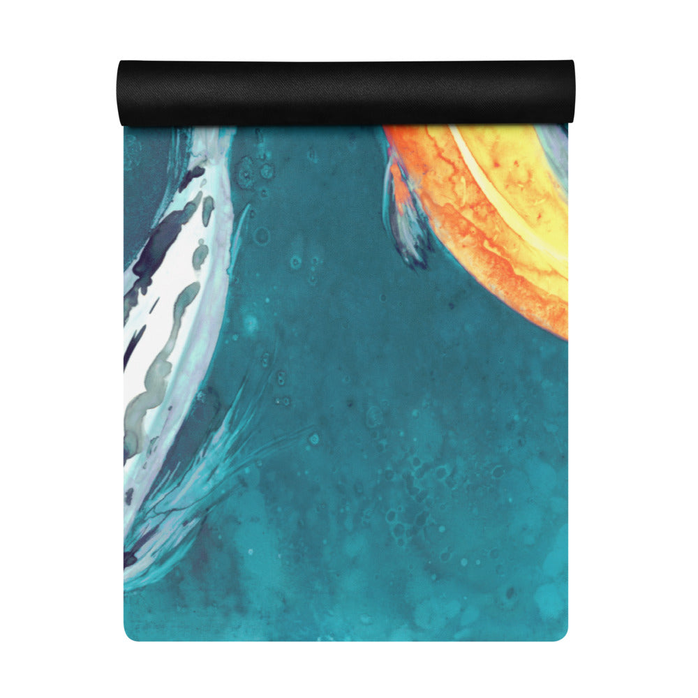 Water Ballet Koi Yoga Mat