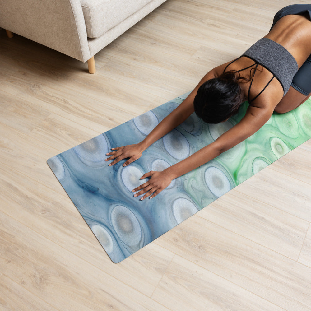 Rivulet Frozen Lake Yoga Mat – Brazen Design Studio