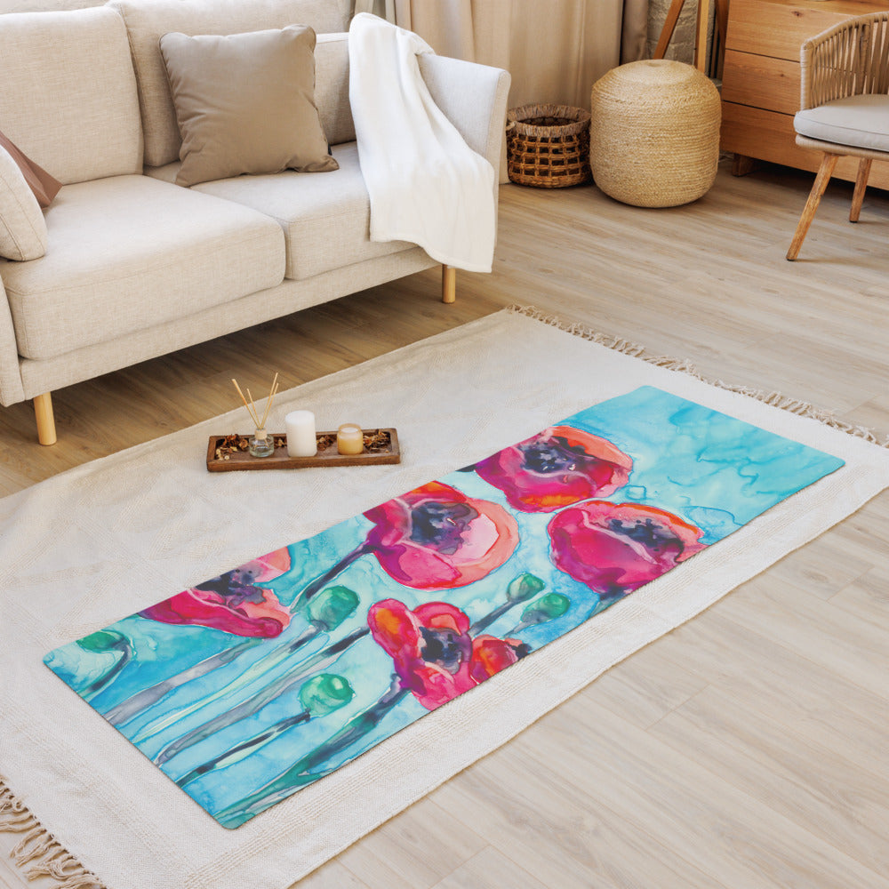 Poppy Sky Yoga Mat