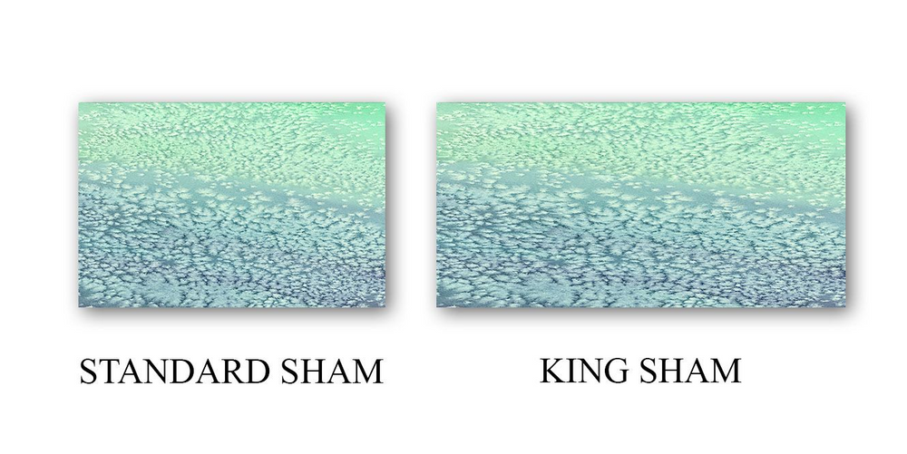 Wavesong Watercolor Painting Artistic - Modern Bedding - Duvet or Comforter Brazen Design Studio Light Steel Blue