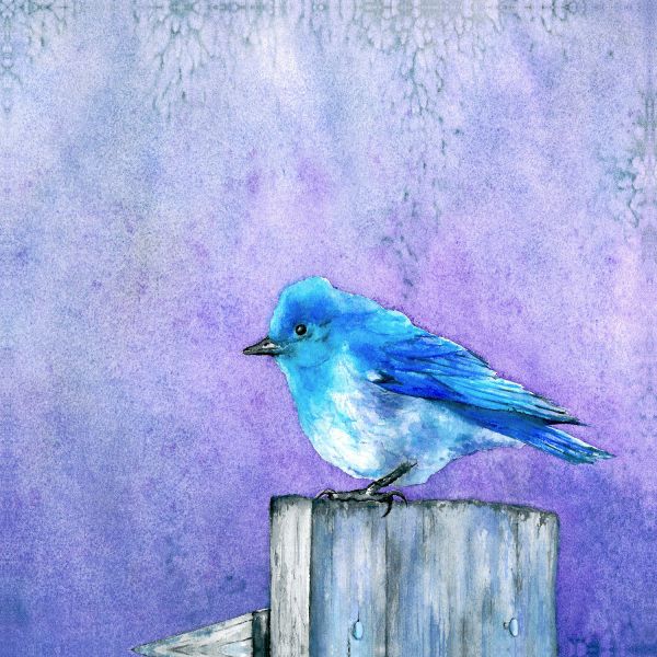Bluebird Bliss Cloth Napkins